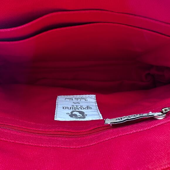 Spartina 449 Texas Lover Crossbody Bag Gold Trim Purse - Picture 7 of 9